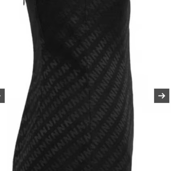 Nakedvice Neva Black Monogrammed Strapless Mini Tube Dress size XS - Picture 4 of 10